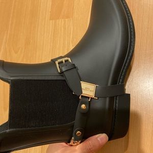 Karl Lagerfeld Short Rain Boots Size: 8 Color: Black